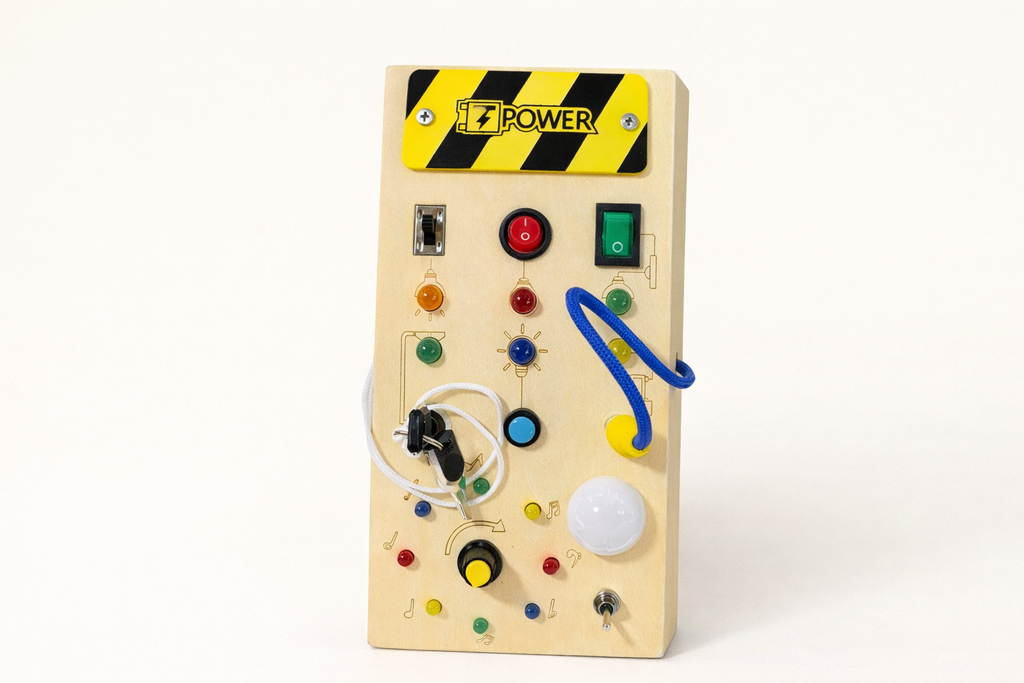 Montessori Kids | Eğitici Ahşap Busy Board