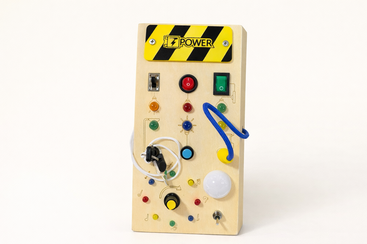 Montessori Kids | Eğitici Ahşap Busy Board