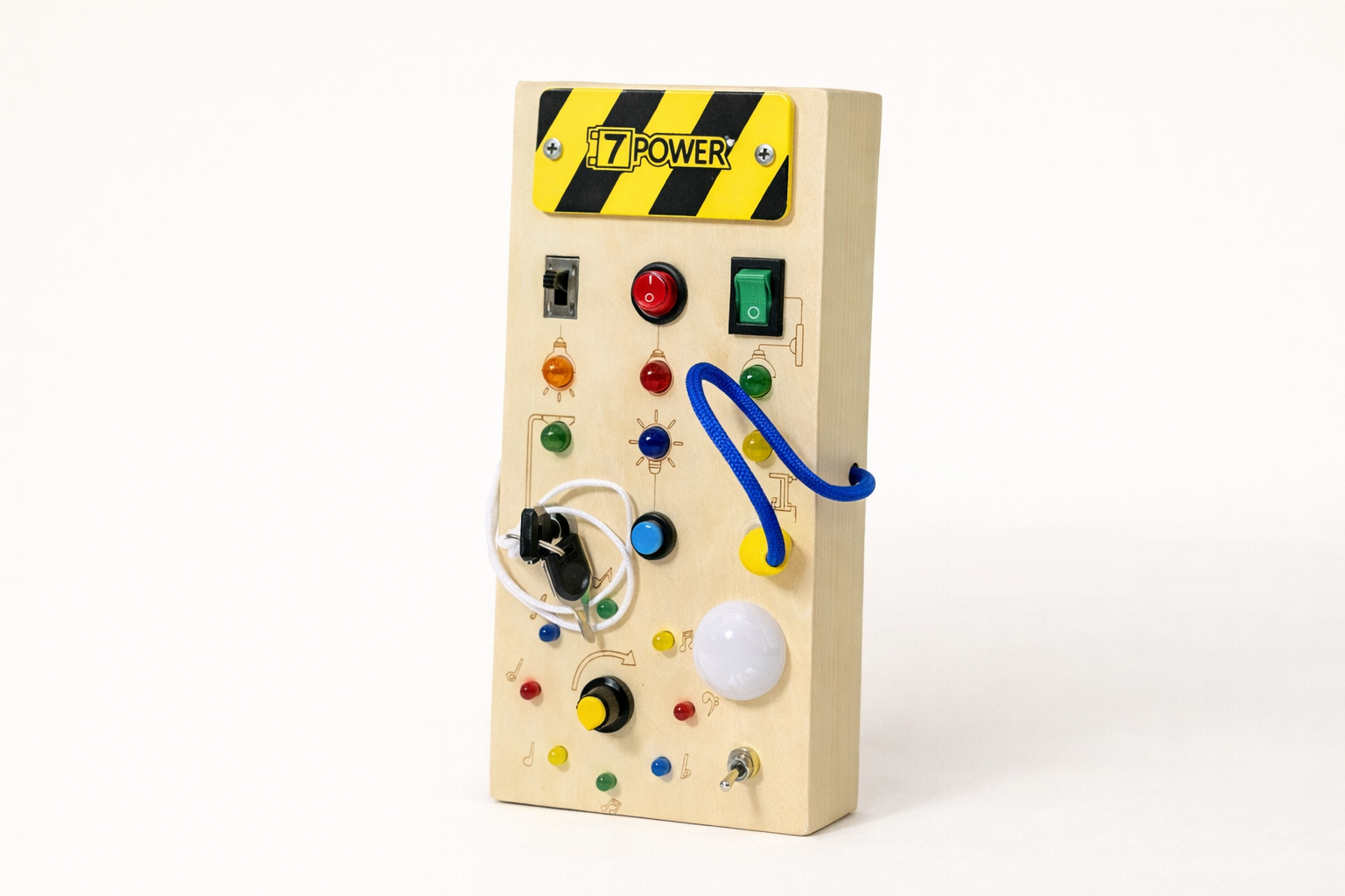 Montessori Kids | Eğitici Ahşap Busy Board