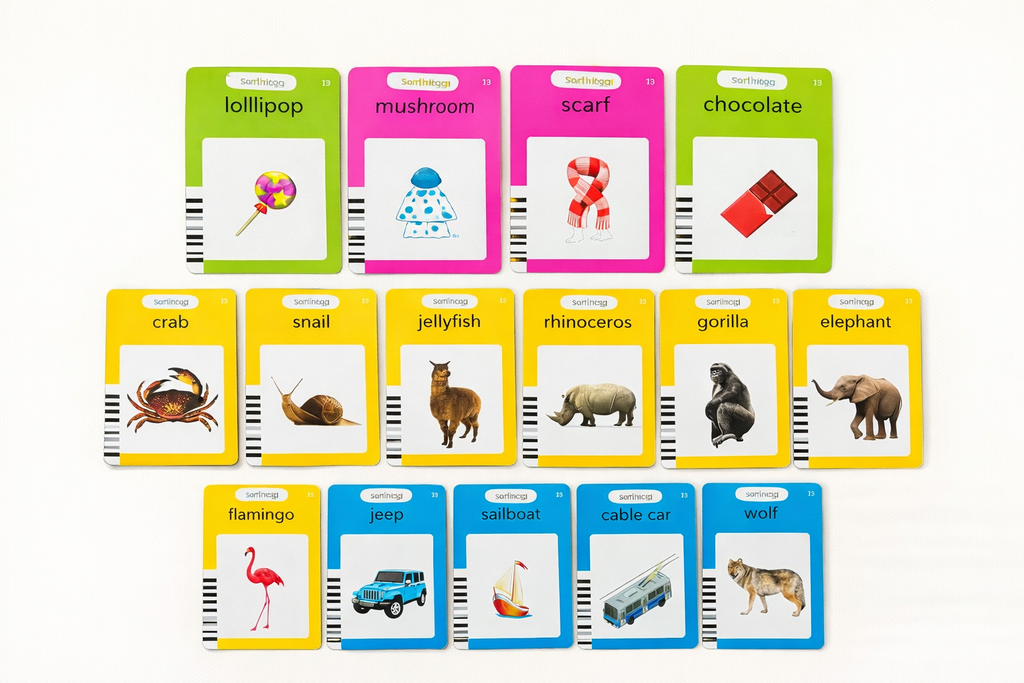 Montessori Kids | Şarj Edilebilir Sesli İngilizce Kart Okuyucu 112 Kart