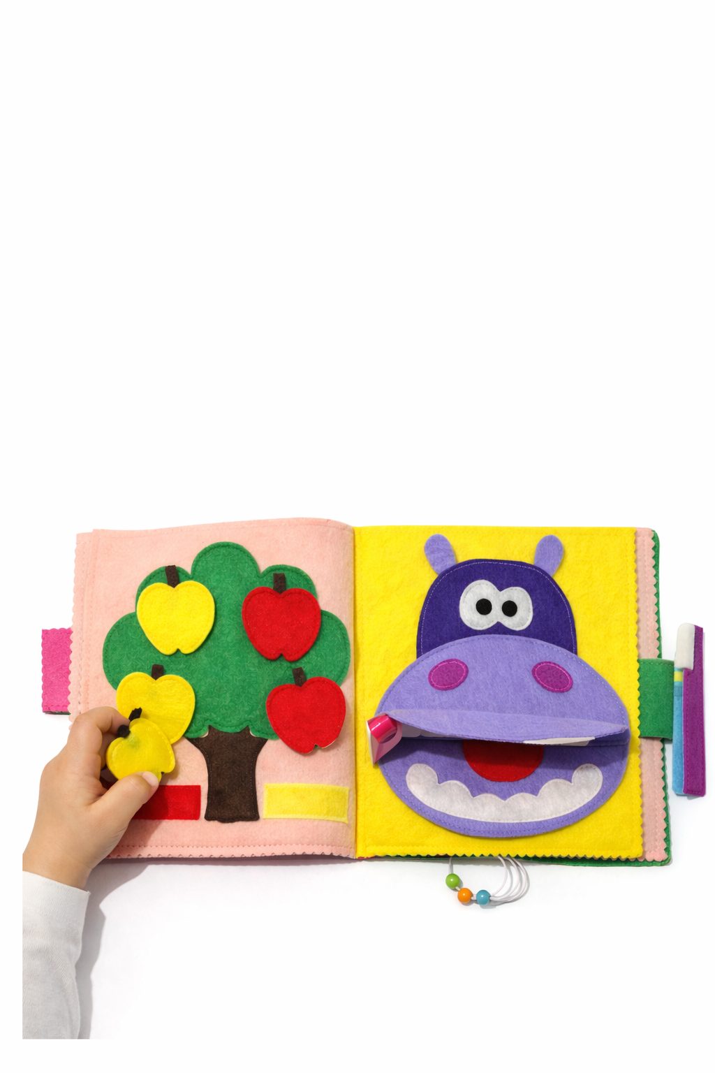 Montessori Kids Çok Fonksiyonlu Keçe Aktivite Kitabı