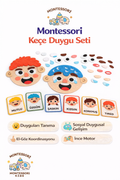Montessori Keçe Duygu Seti – Çocuklar İçin Eğitici Duygular Oyunu